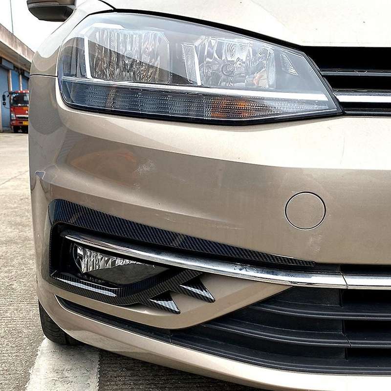 Carbon Fiber Eyebrow Eyelid Trim Cover For-vw Golf 7.5 Mk7.5