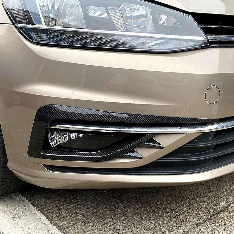 Carbon Fiber Eyebrow Eyelid Trim Cover For-vw Golf 7.5 Mk7.5