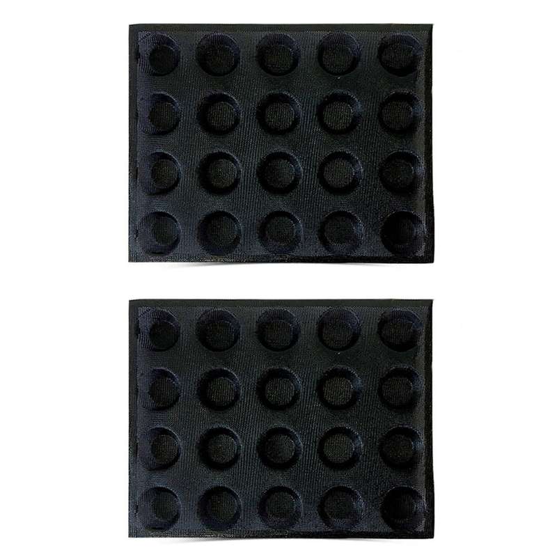 20-hole Silicone Mold Cake T Mini Pizza Model Round Hamburger Mold