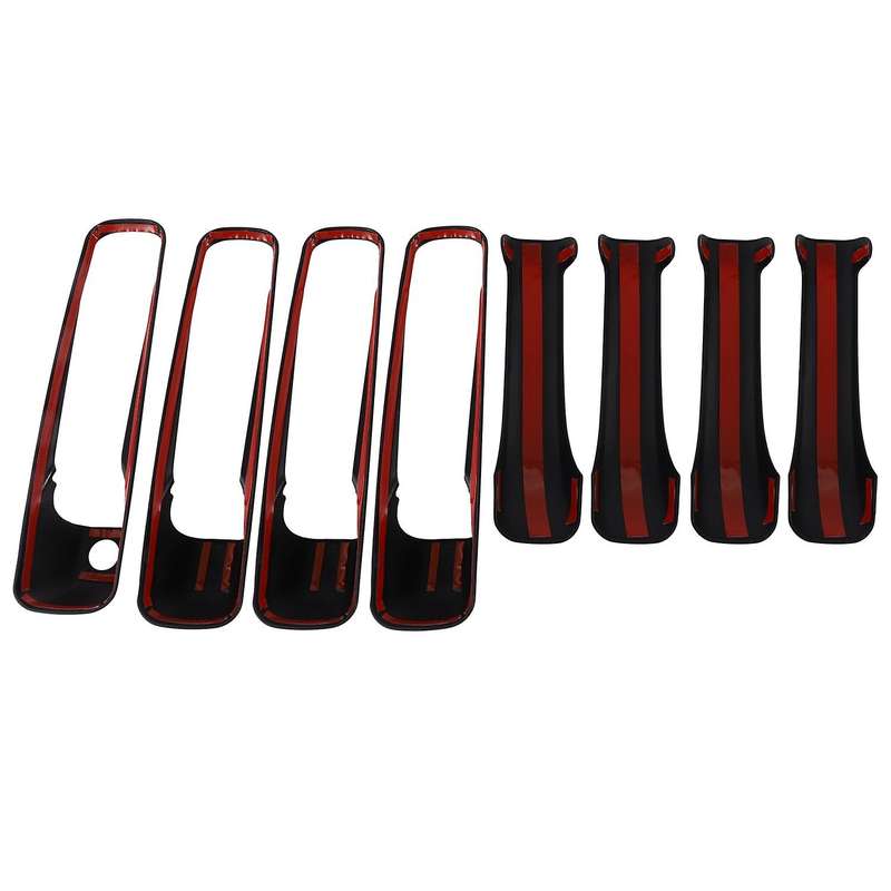 Protect Door Handle Cover 4 Doors for 09-18 Dodge Ram 1500 2500 3500