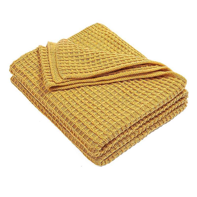 Perfect Blanket Layer for Couch Bed Sofa- Home Decoration-d
