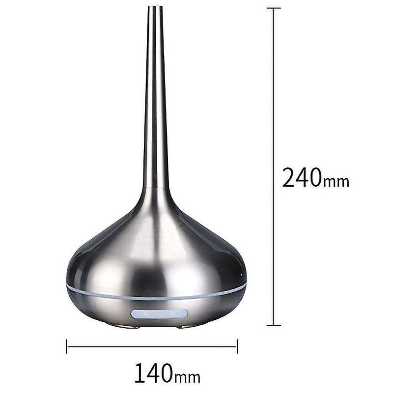 Air Humidifier Aromatherapy Diffuser Led Light for Home Office Silver