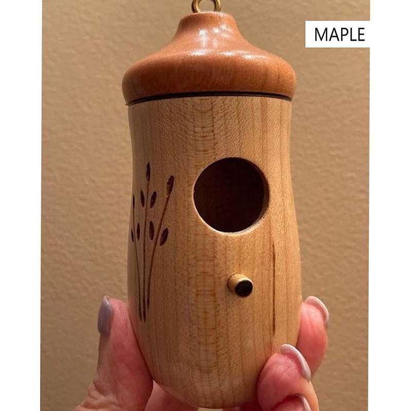 Wooden Bird House for Outside Hanging, 3pcs Bird Swing Bird Nest