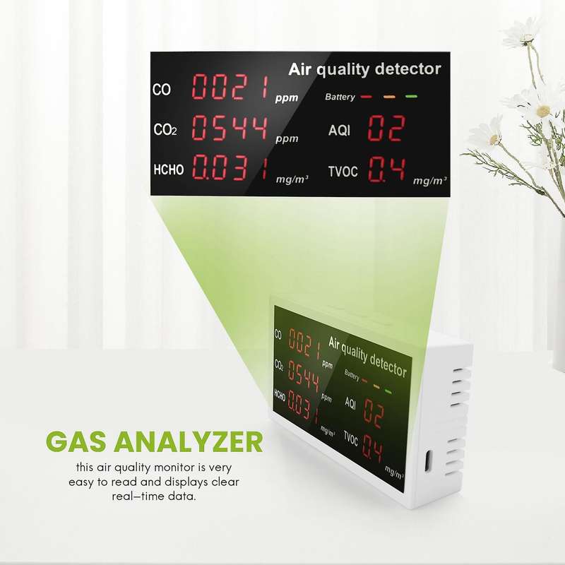 5 In 1 Multifunction Air Quality Monitor