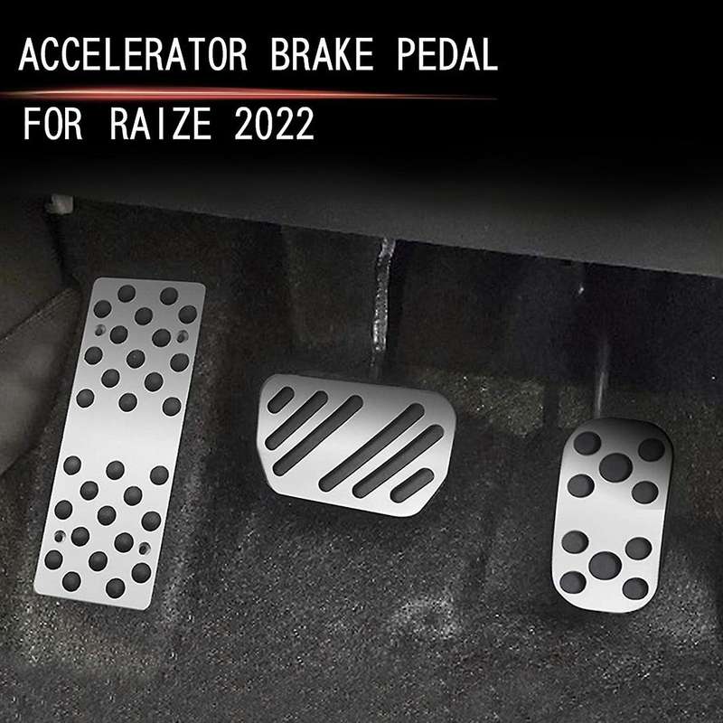 Car Aluminum Accelerator Pedal Brake Pedal Foot Pedal Red