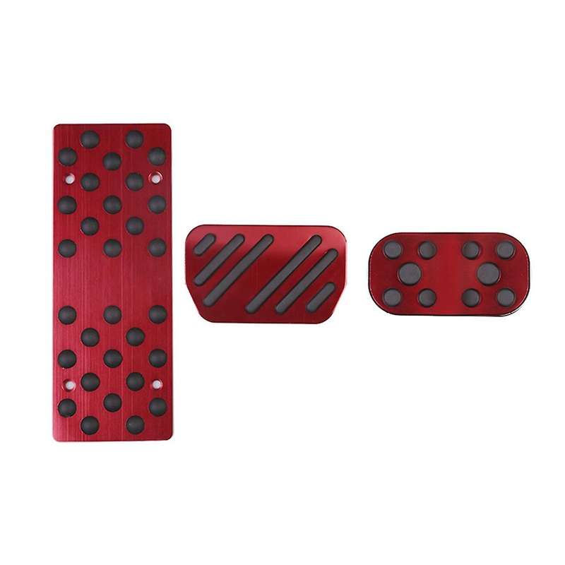 Car Aluminum Accelerator Pedal Brake Pedal Foot Pedal Red
