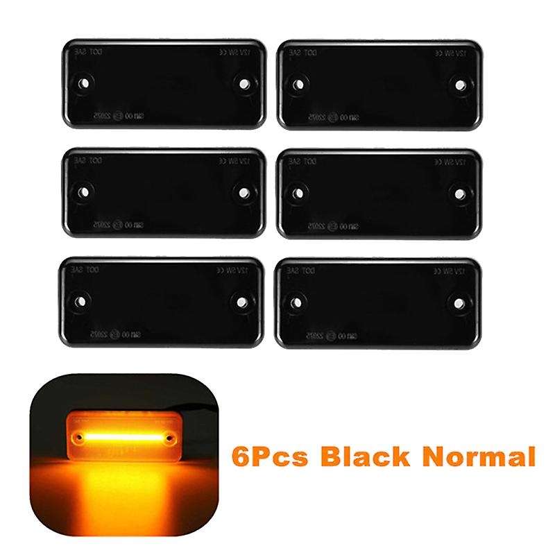 6pcs Car Led Side Marker Light Turn Signal Light for Iveco Fiat