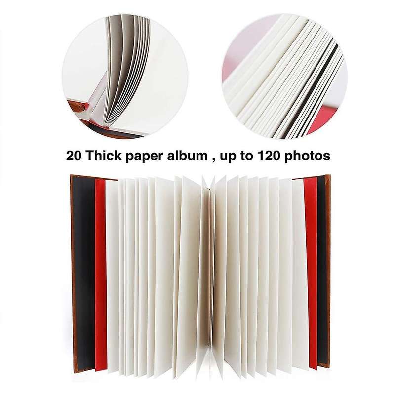 Photo Album Self Adhesive Scrapbook Velvet Art Diy Memory Thick Pages