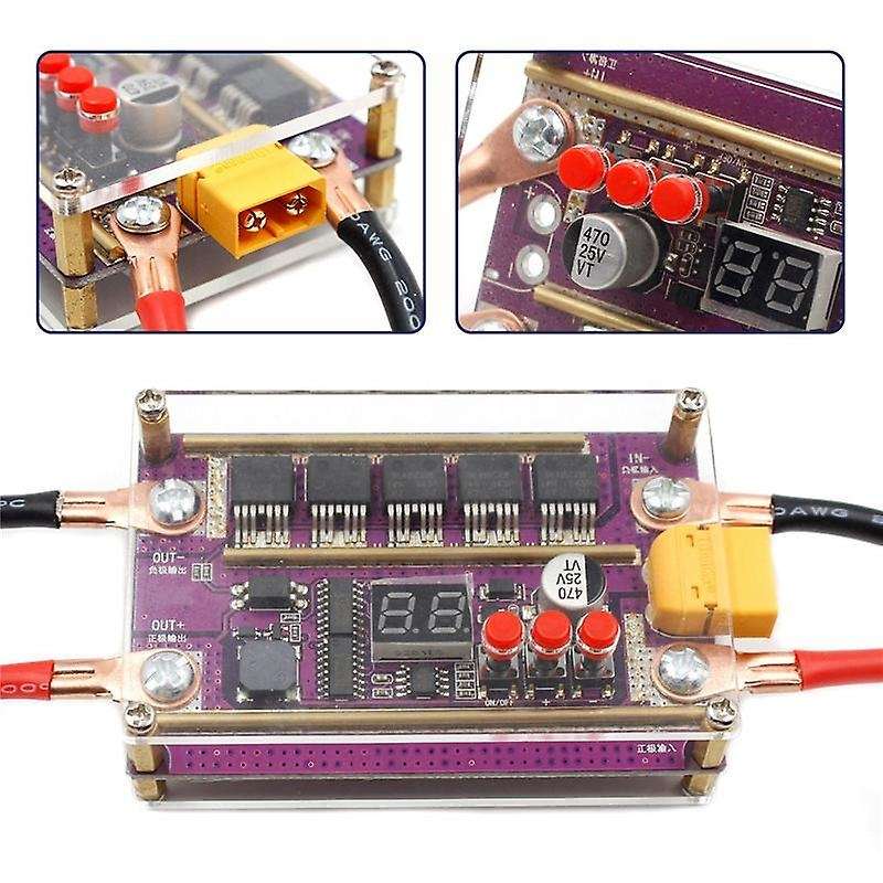 Digital Display 10 Square Pen 12v Spot Welding Machine Diy Kit