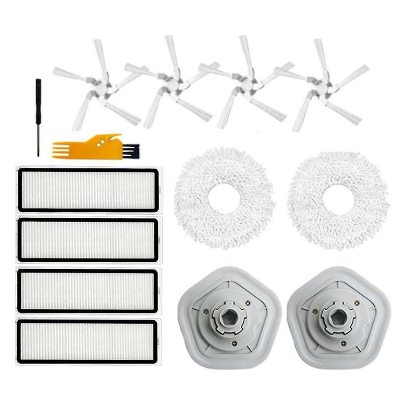 14pcs Replacement Spare Parts Hepa Filter Mop Cloth Side Brush