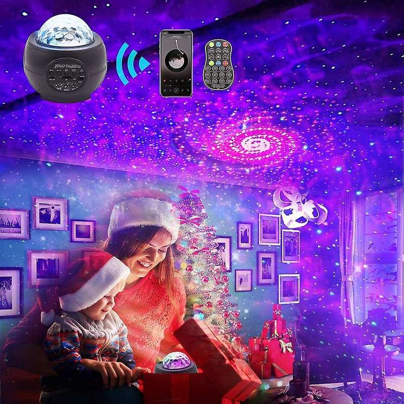 Led Night Light Projector, Galaxy Starry Light Projector for Bedroom