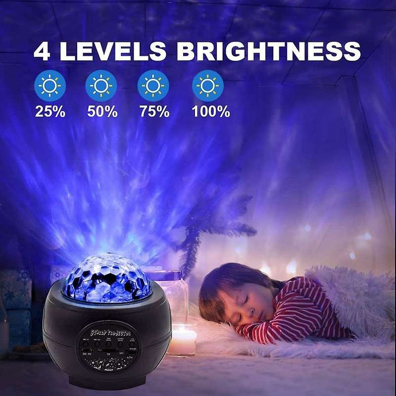 Led Night Light Projector, Galaxy Starry Light Projector for Bedroom