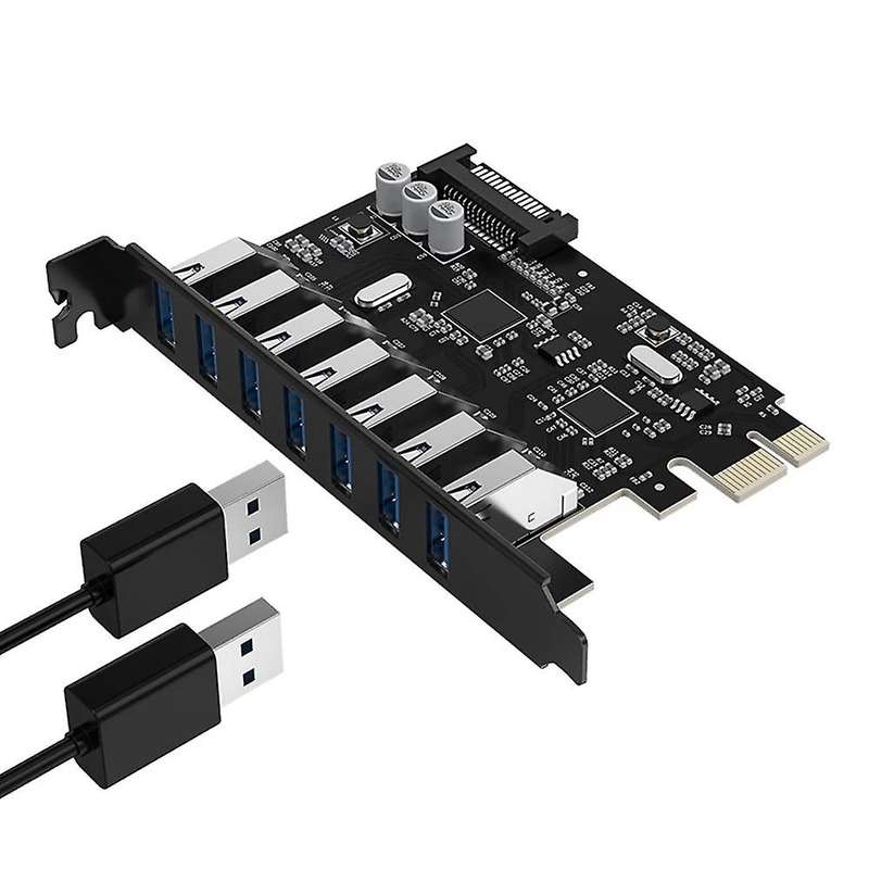 Orico Pvu3-7u-v1 7 Port Usb3.0 Pci-e Expansion Card
