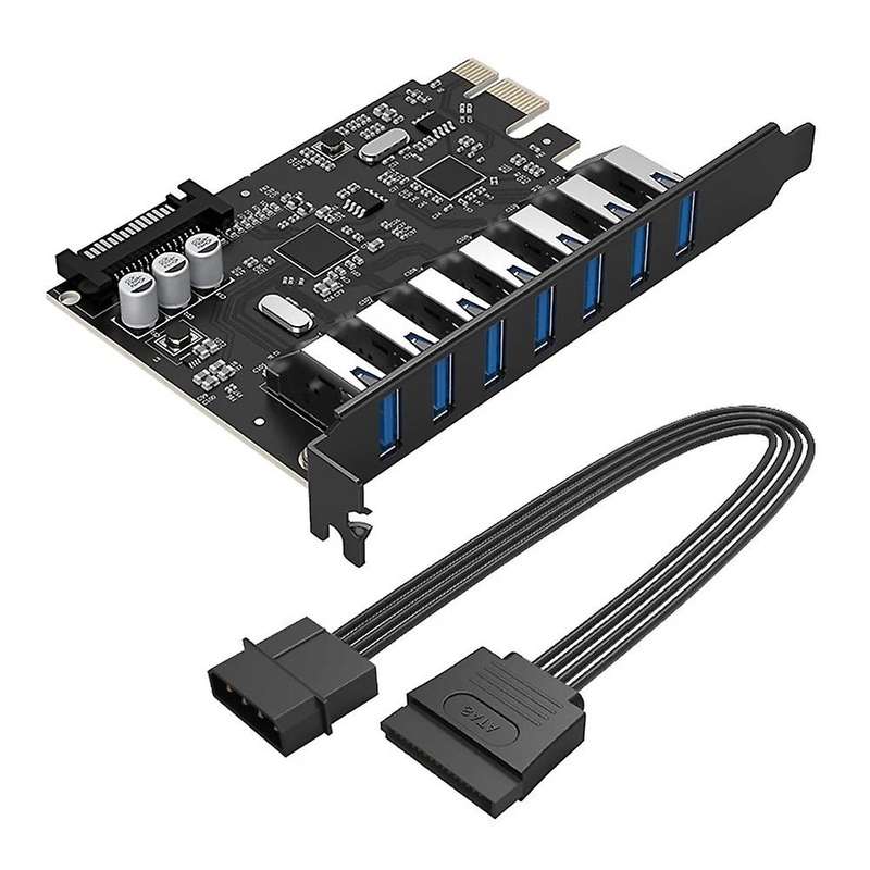 Orico Pvu3-7u-v1 7 Port Usb3.0 Pci-e Expansion Card