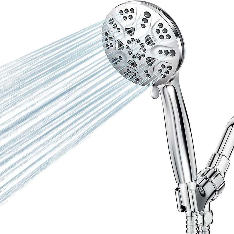 High Pressure Handheld Shower Head, 6 Spray Settings Shower Head