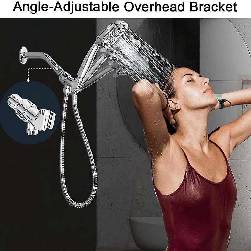 High Pressure Handheld Shower Head, 6 Spray Settings Shower Head