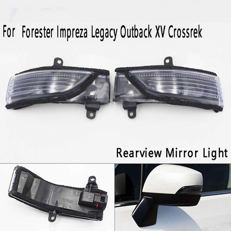 1 Pair Side Mirror Turn Signal Blinker Rearview Mirror Light