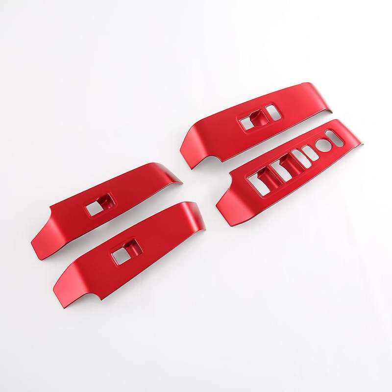 For Honda Civic 2022 + Rhd Car Red Window Glass Lift Armrest Panel