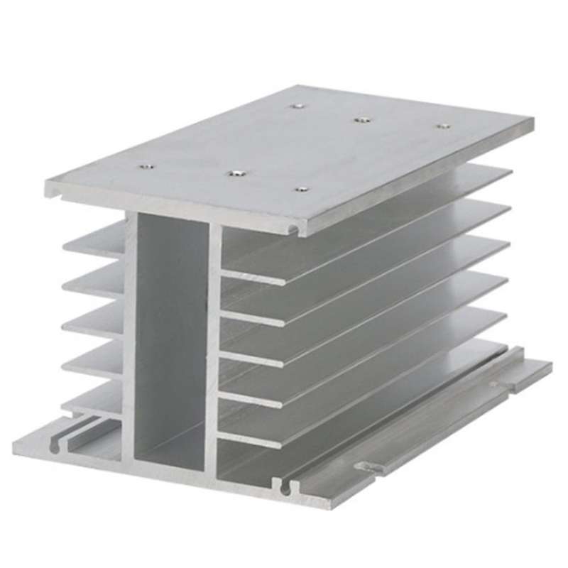 Ssr Single-phase Solid State Relay Radiator 80x100x200mm Aluminum