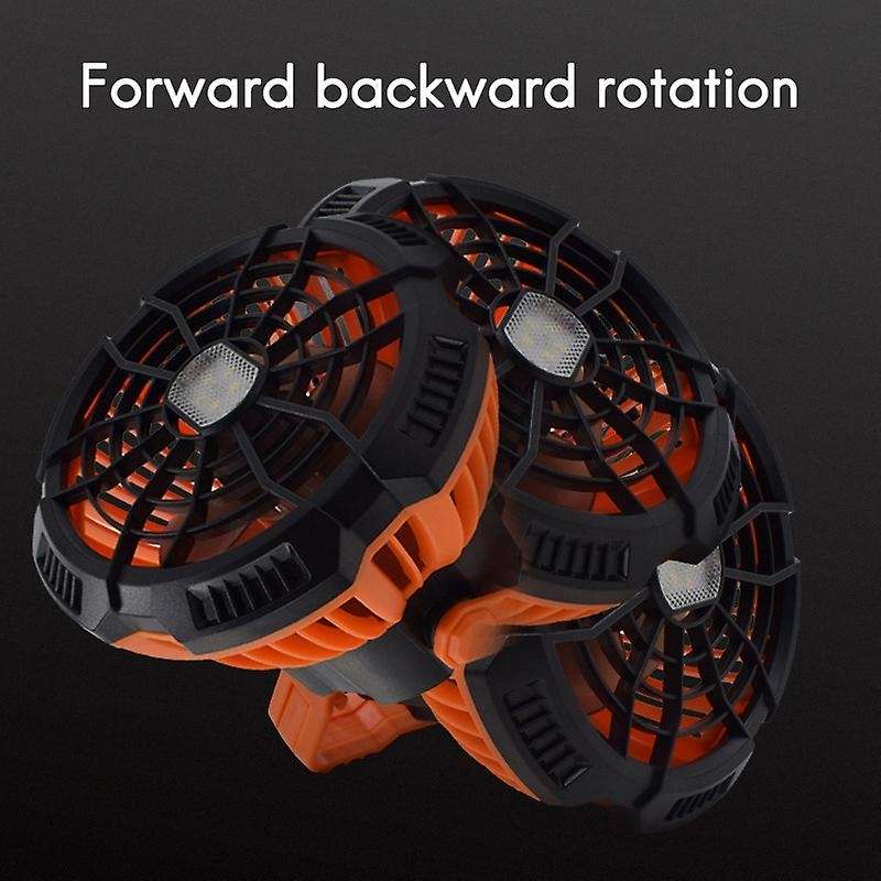 Usb Fan 3-speed Led Light Fan with Remote Control for Home/outdoor