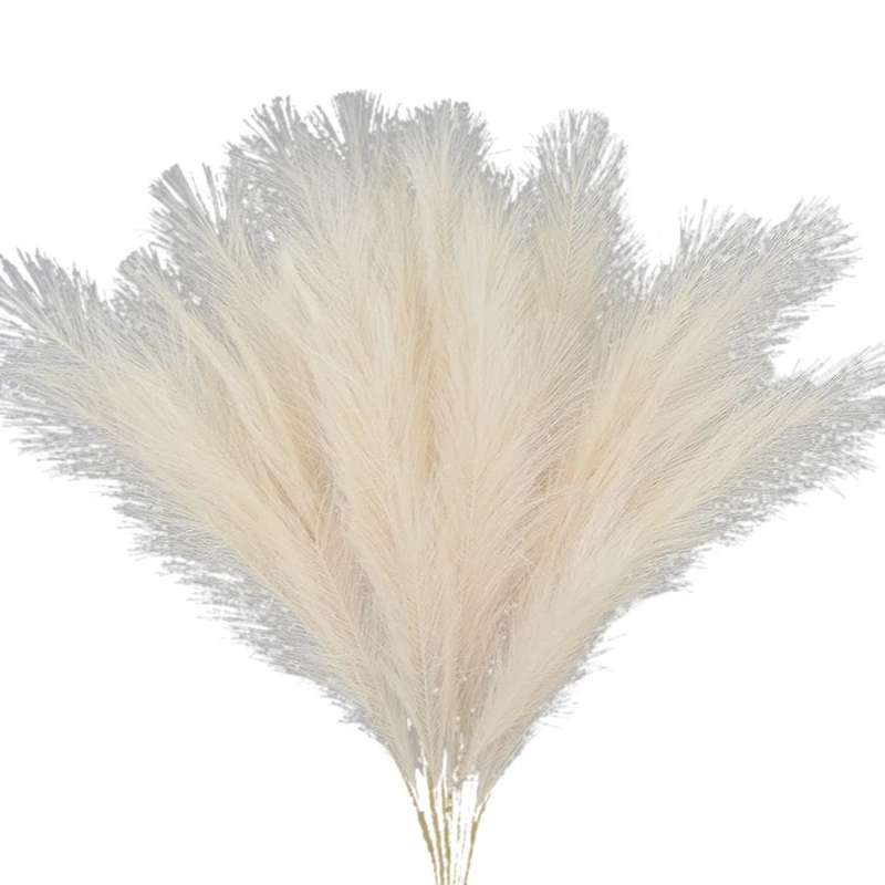 Dried Pampas Grass Artificial Pompous Grass Branches Vase Filler D