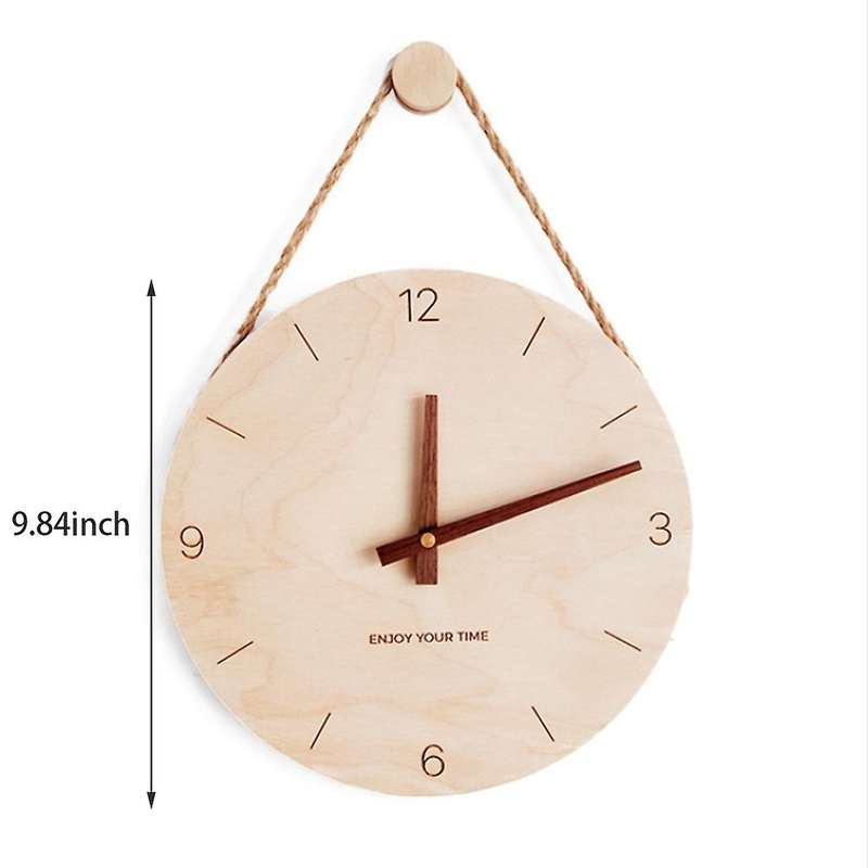 Wall Clock Wooden Home Clock Decoration,wall Decor for Living Room