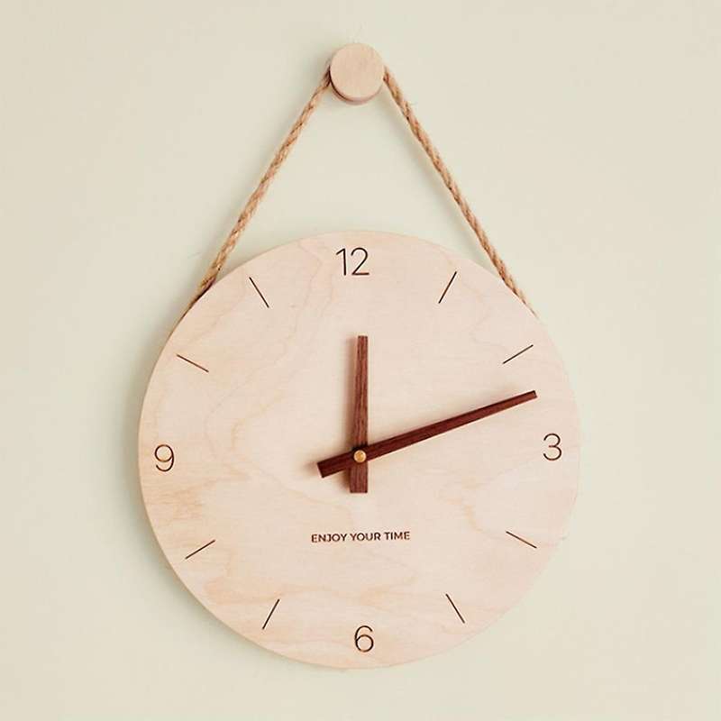 Wall Clock Wooden Home Clock Decoration,wall Decor for Living Room