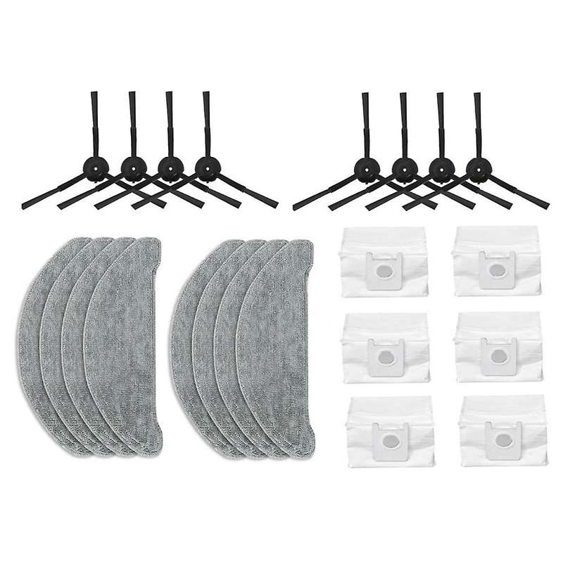 22pcs Washable Hepa Filter Side Brush Dust Bag for Roidmi Eve Plus