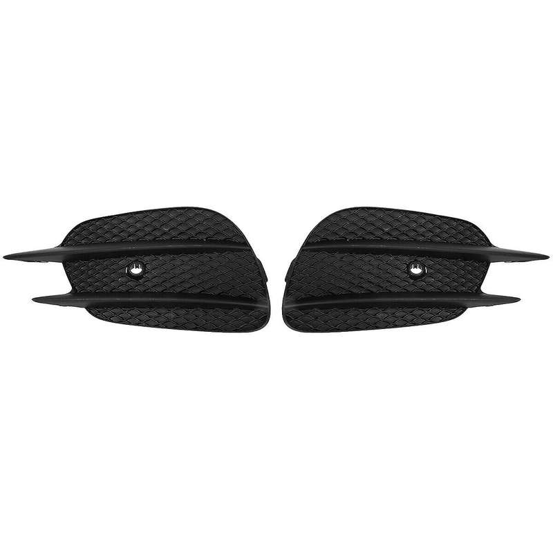 2x Front Bumper Fog Light Grill Cover for Mercedes Benz E Class 16-20