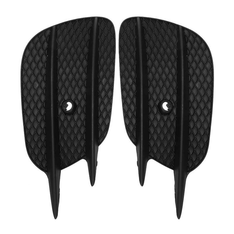 2x Front Bumper Fog Light Grill Cover for Mercedes Benz E Class 16-20