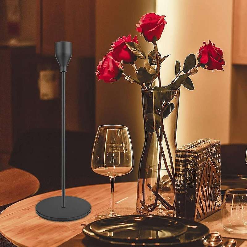 Matte Black Candle Holder for Candle Decoration Candle Holder,3 Piece
