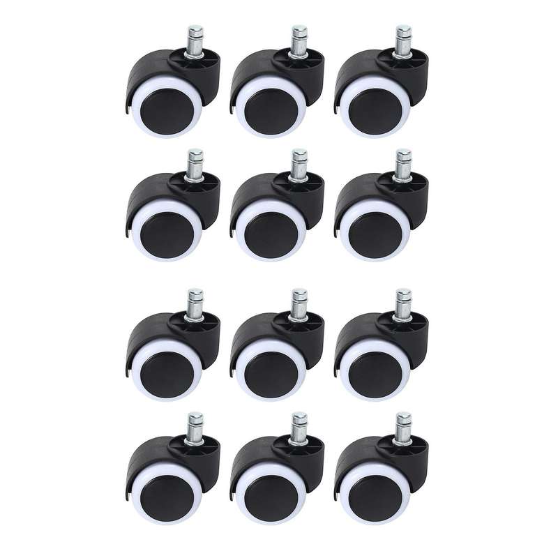 6 Pcs X Chair Replacement Wheels Swivel Casters Set for Office/school