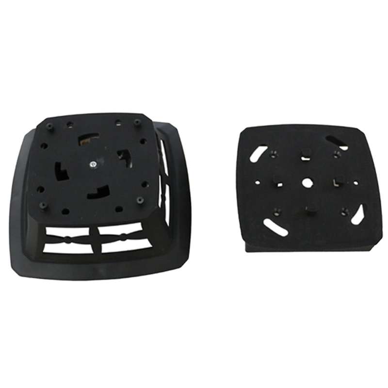Solar Outdoor Post Cap Lights - One-size-fits-all Base Black