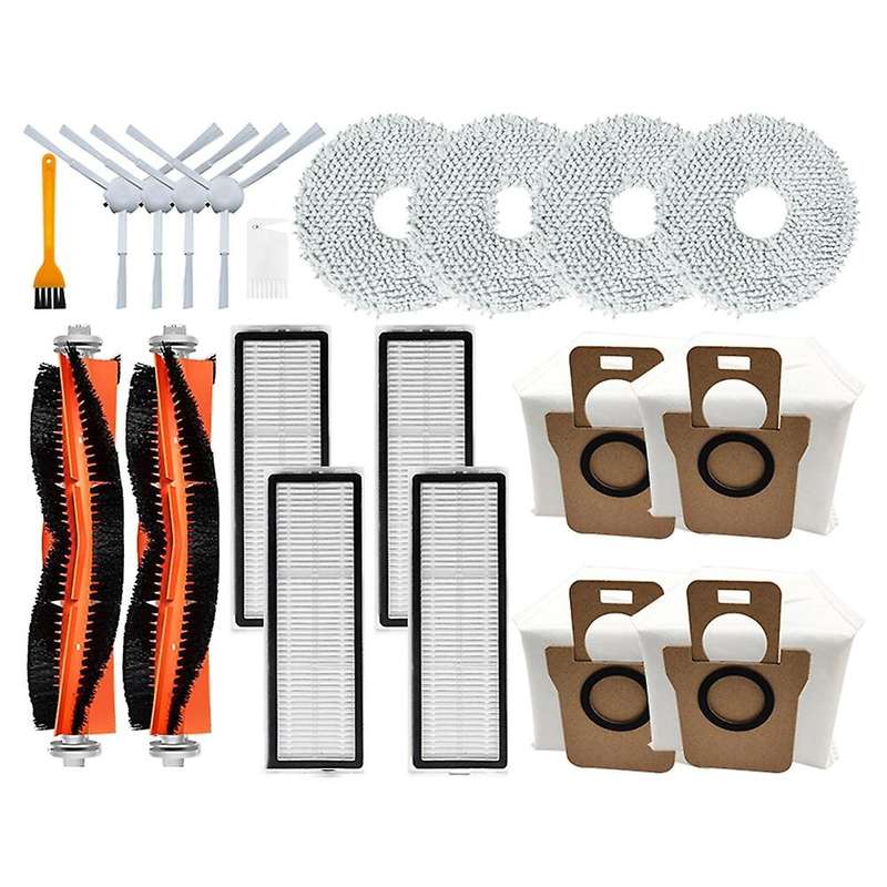 Main Side Brush Filter Dust Bag and Mop Cloth Replacement Accessories