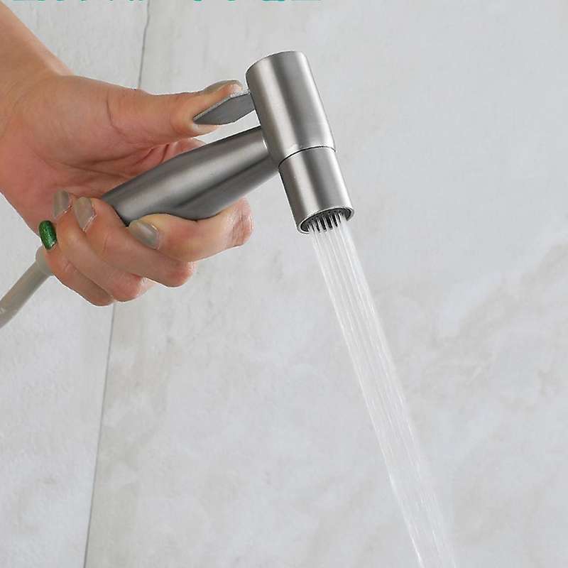 Bidet Spray Set 2 Way Tap Faucet Bathroom Toilet Hose Water Tap