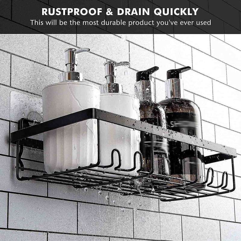 4 Pack Shower Organizer, Rustproof Bathroom Shower Shelf