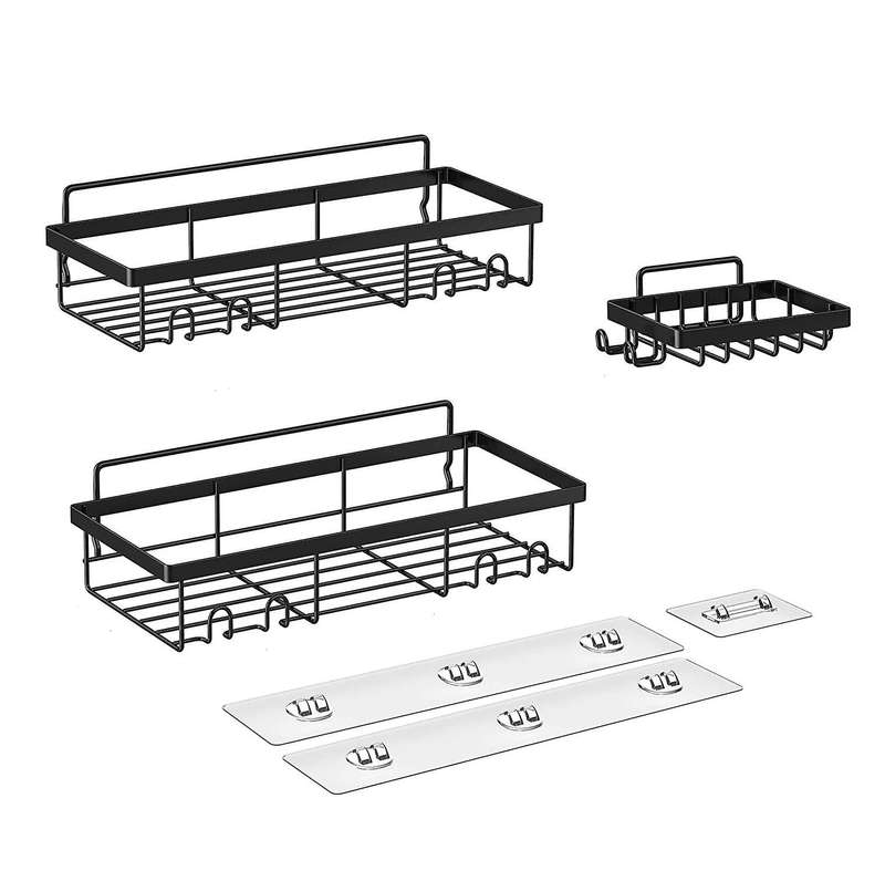4 Pack Shower Organizer, Rustproof Bathroom Shower Shelf