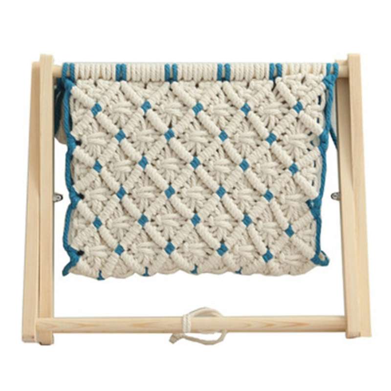 Patchwork Rope Braided Storage Bohemia Style Desktop Magazine Floor