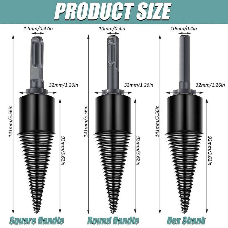 Wood Splitter Drill Bit Wood Splitter Drill Bit for Hand Drill Rod