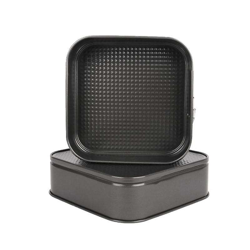 3pcs Square Shape Cake Tins Mold Non Stick Baking Bake Trays Pan
