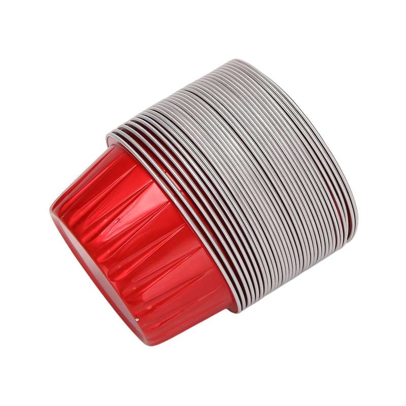 Foil Ramekins with Lids,aluminum Foil Cupcake Liners,red