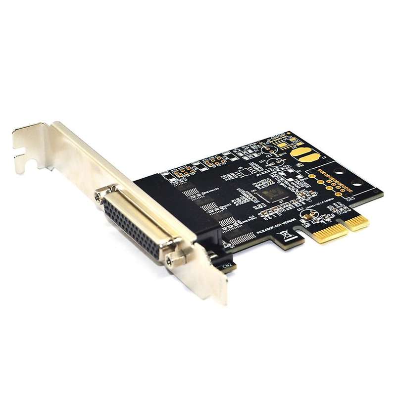 Pcie to 4 Serial Port Rs232 9-pin Expansion Card Ax99100 with Cable