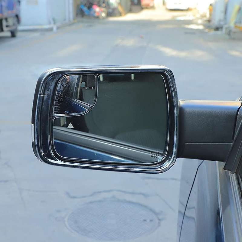Car Rearview Mirror Rain Eyebrow for Dodge Ram 2018-2022,chrome