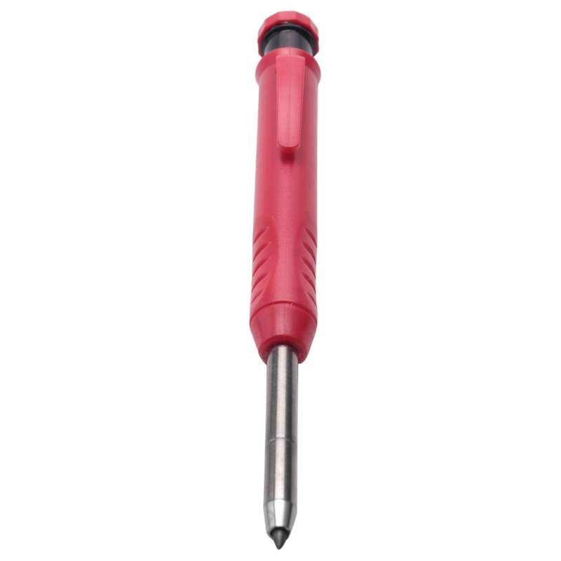 6pieces Carpenter Pencils with 36 Refill Leads for Carpenters Drawing