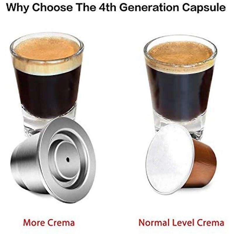 Kapseln Wiederverwendbar, 3 Stck Wiederbefllbare Pads Fr Nespresso