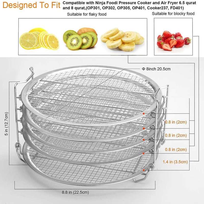 Stand for Ninja Foodi Pressure Cooker and Air Fryer,dehydrator Rack