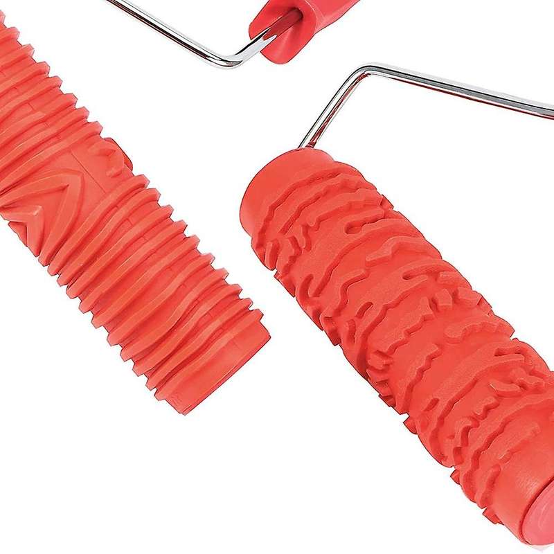 3 Pcs 7 Inch Wood Graining Painting Tool Set for Wall Decoration