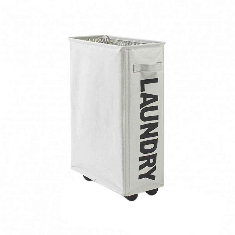 Oxford Laundry Basket with Wheels Multi-functional Corner Slim-b