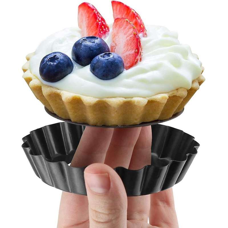 Baking Mold Pans with Bottom,with 2x9-inch and 6x4-inch Tart Pan