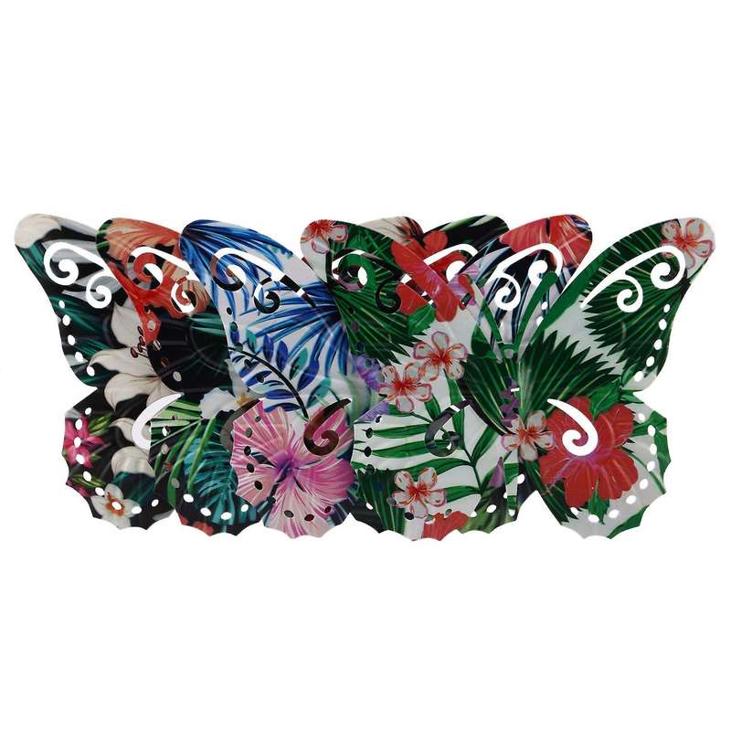 4pcs Metal Butterfly Wall Art Decor Sculpture Indoor Outdoor Ornament